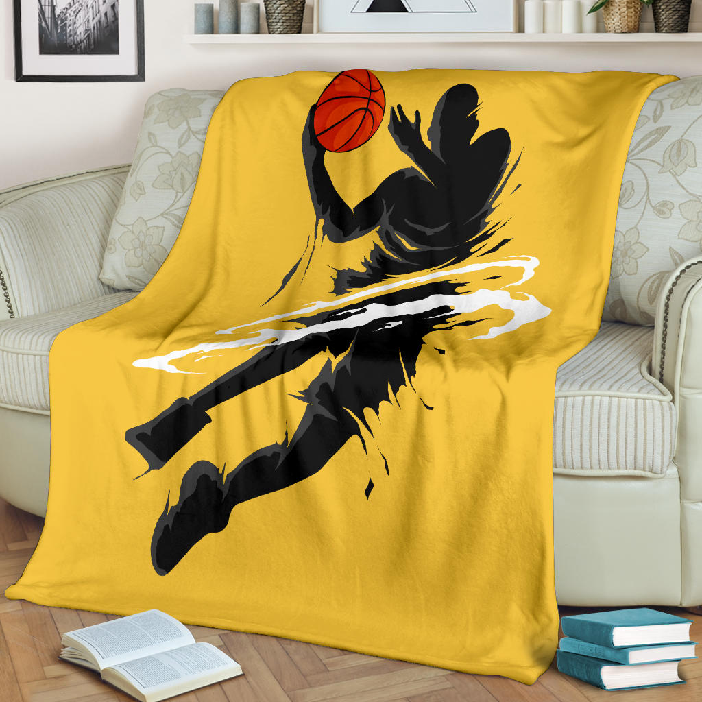 basketball slam dunk flame player blanket - Top Content | POD Collection | Free Shipping