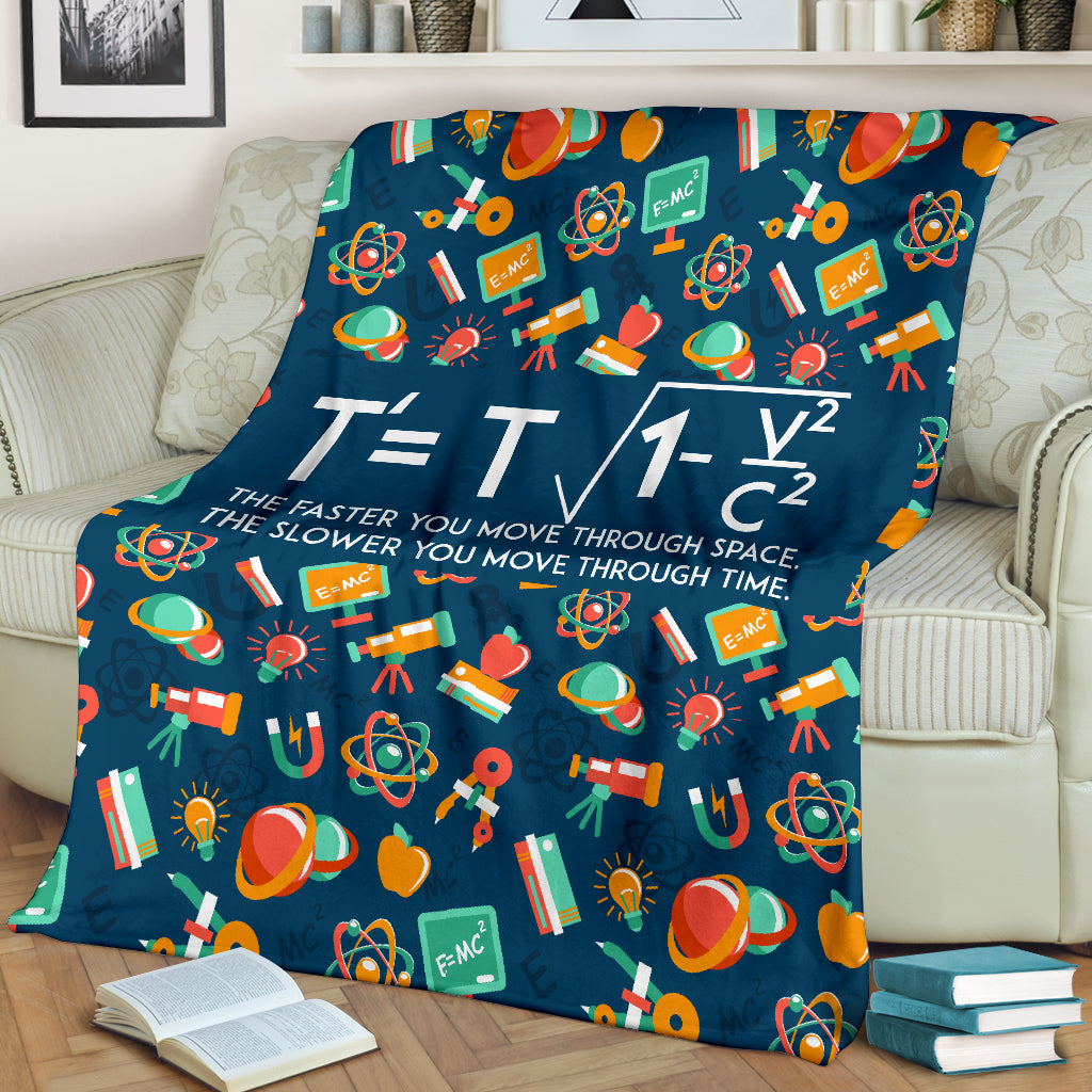 Physics Formula Fleece Blanket