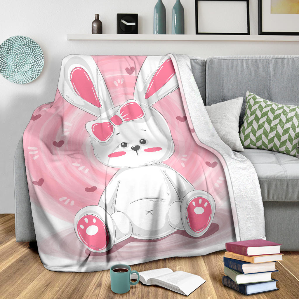 cartoon rabbit cute character blanket - Top Content | POD Collection | Free Shipping