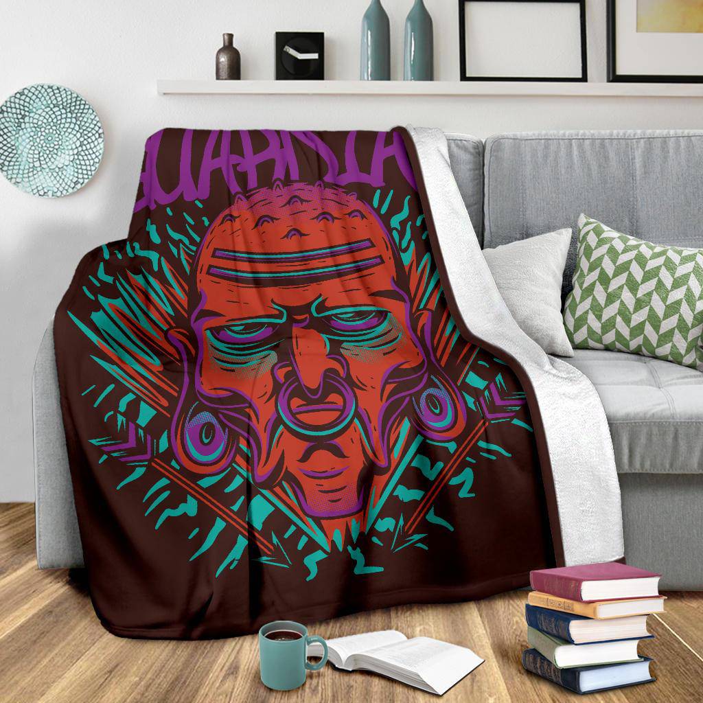 Guardian Warrior From The Past Cartoon Premium Blanket - Top Content | POD Collection | Free Shipping