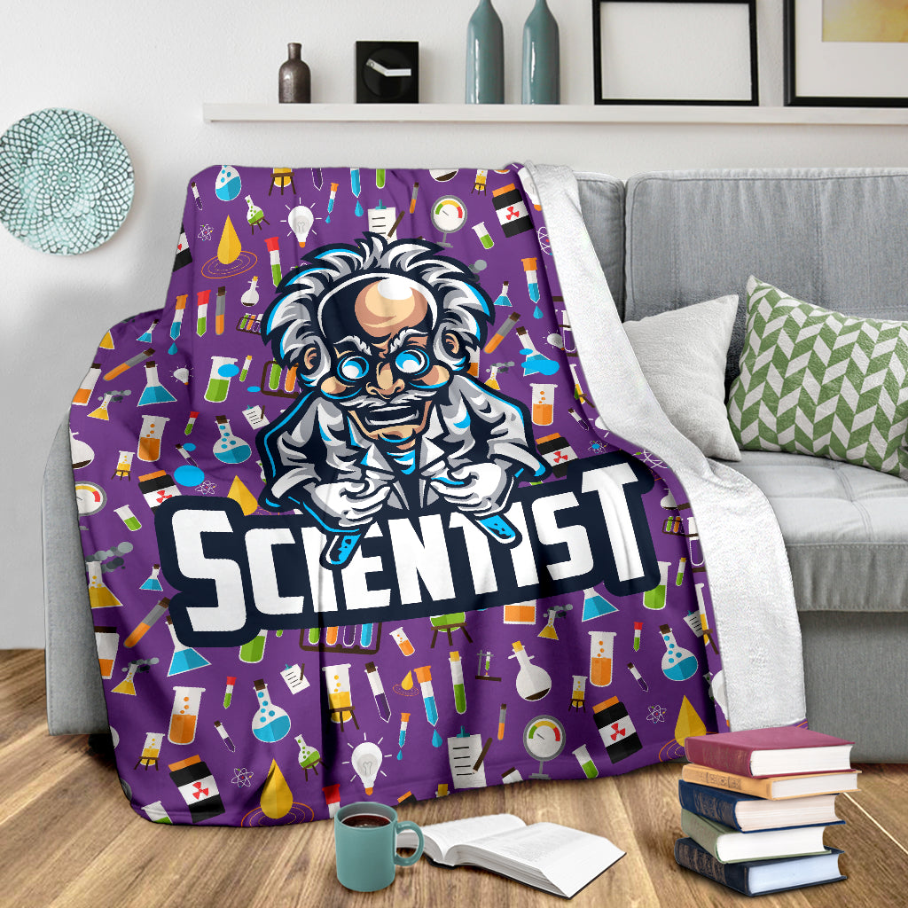 Science Fleece Blanket - The Scientist