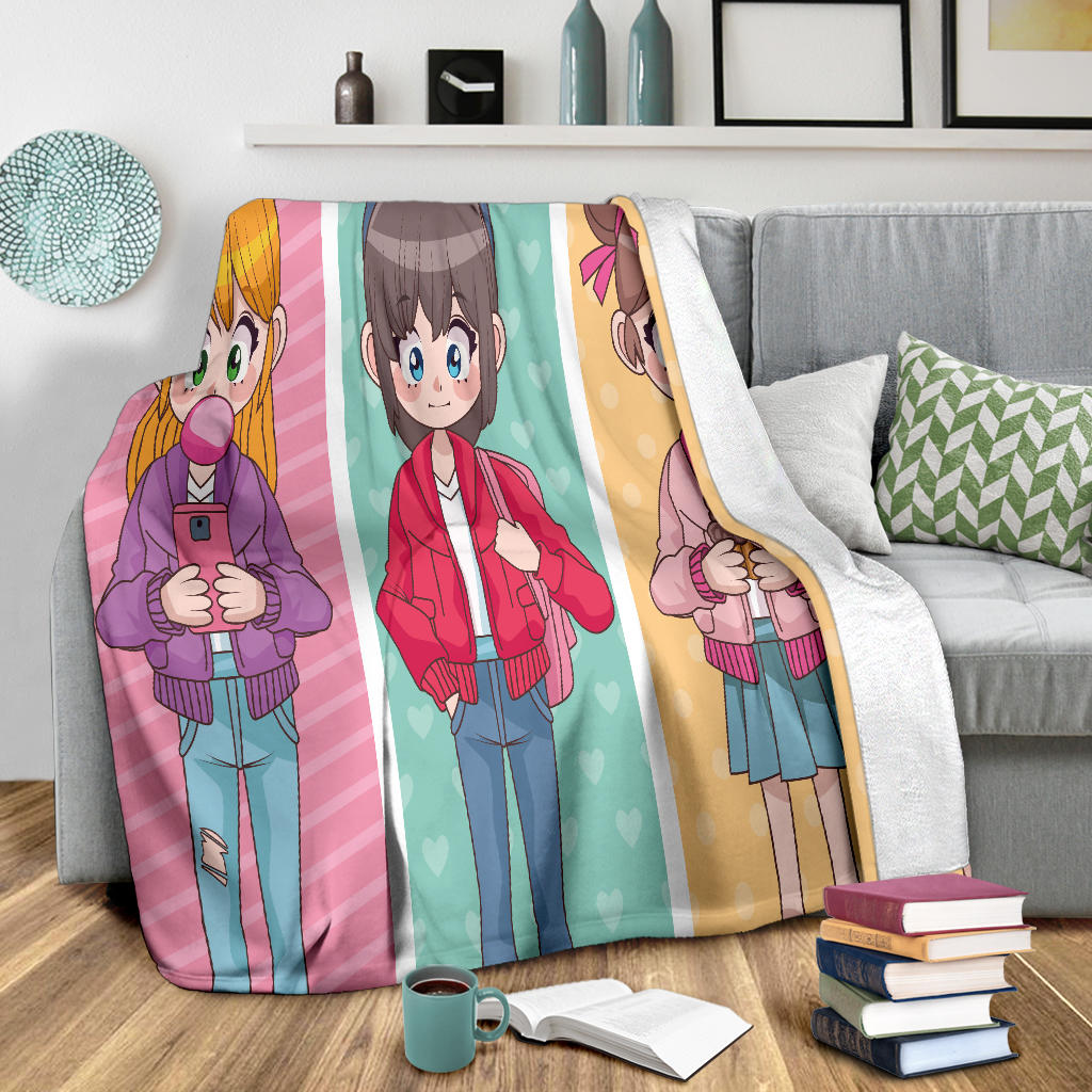 Anime Friends Blanket