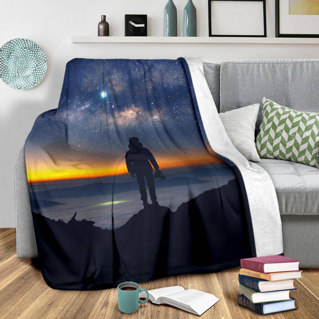 Nightsky Stars Photographer Premium Blanket - Top Content | POD Collection | Free Shipping