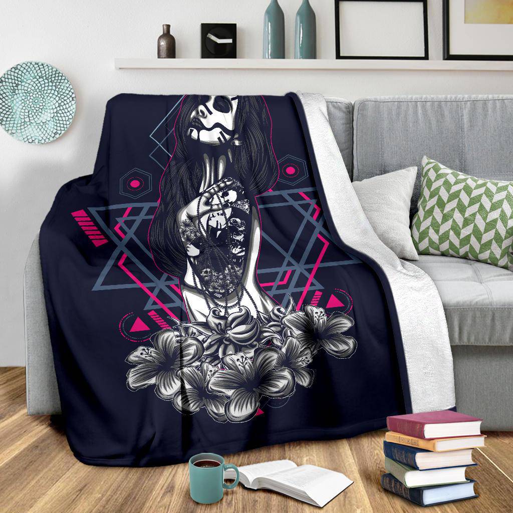 Beautiful Women Tattoo Style Art Premium Blanket - Top Content | POD Collection | Free Shipping