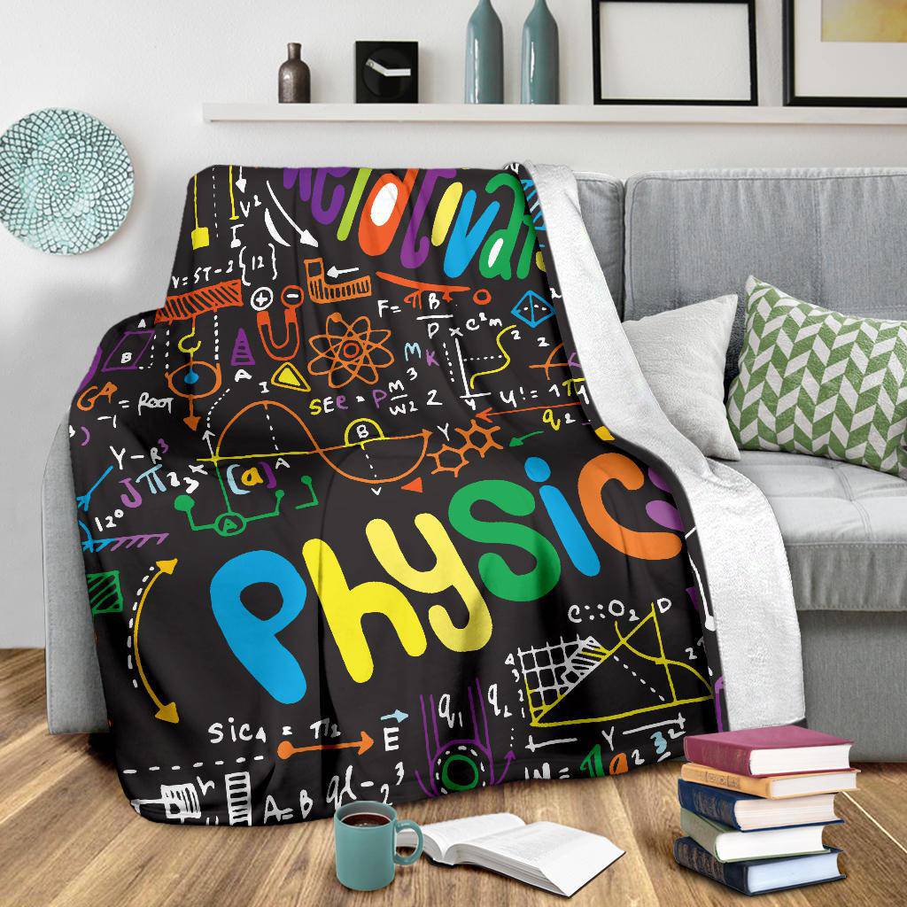 Physical Formulas Science Premium Blanket - Top Content | POD Collection | Free Shipping