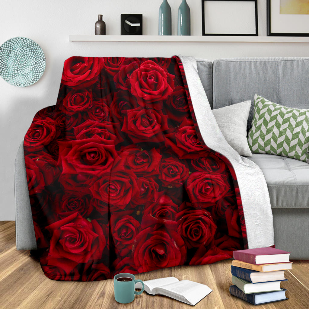 Red Roses Blanket