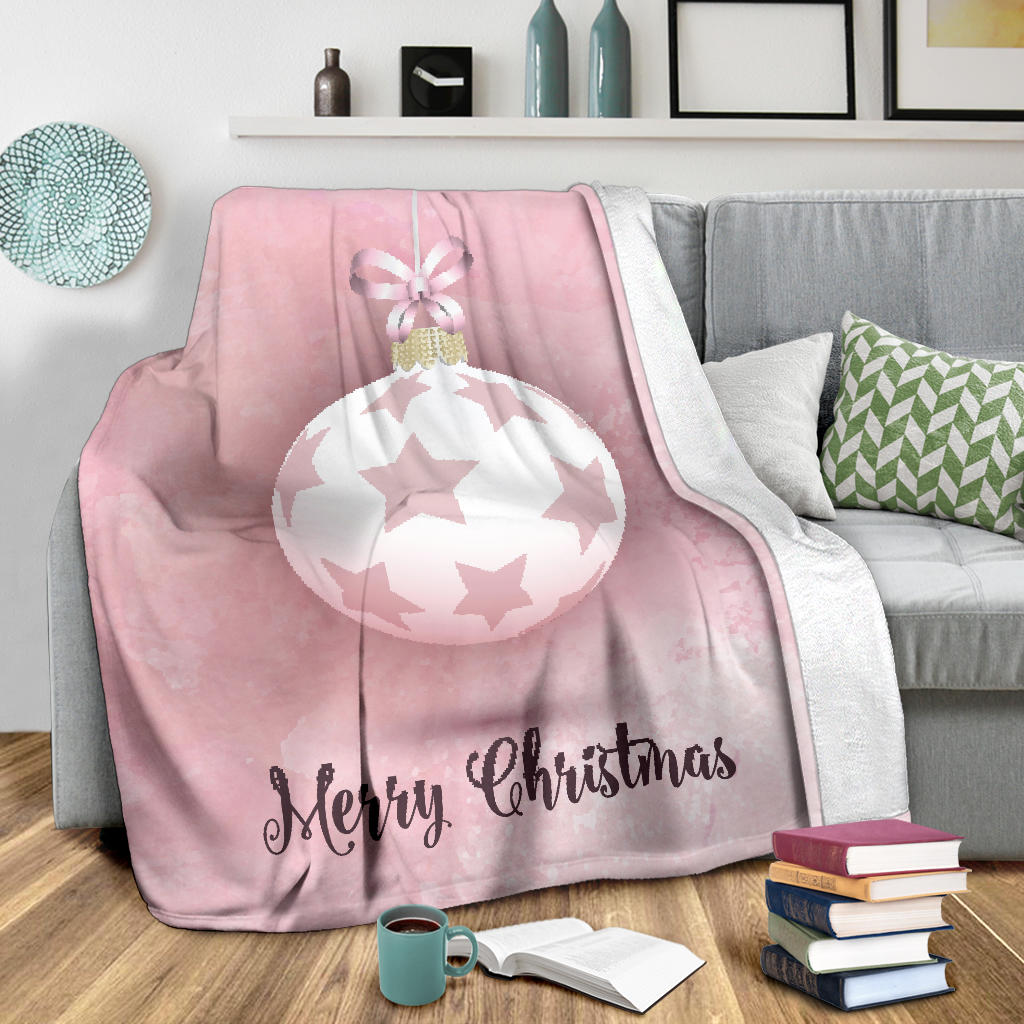 luxury pink merry christmas blanket - Top Content | POD Collection | Free Shipping