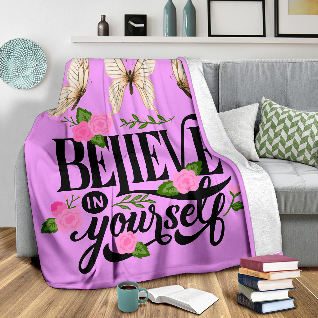 beautiful butterfly pink motivation blanket - Top Content | POD Collection | Free Shipping