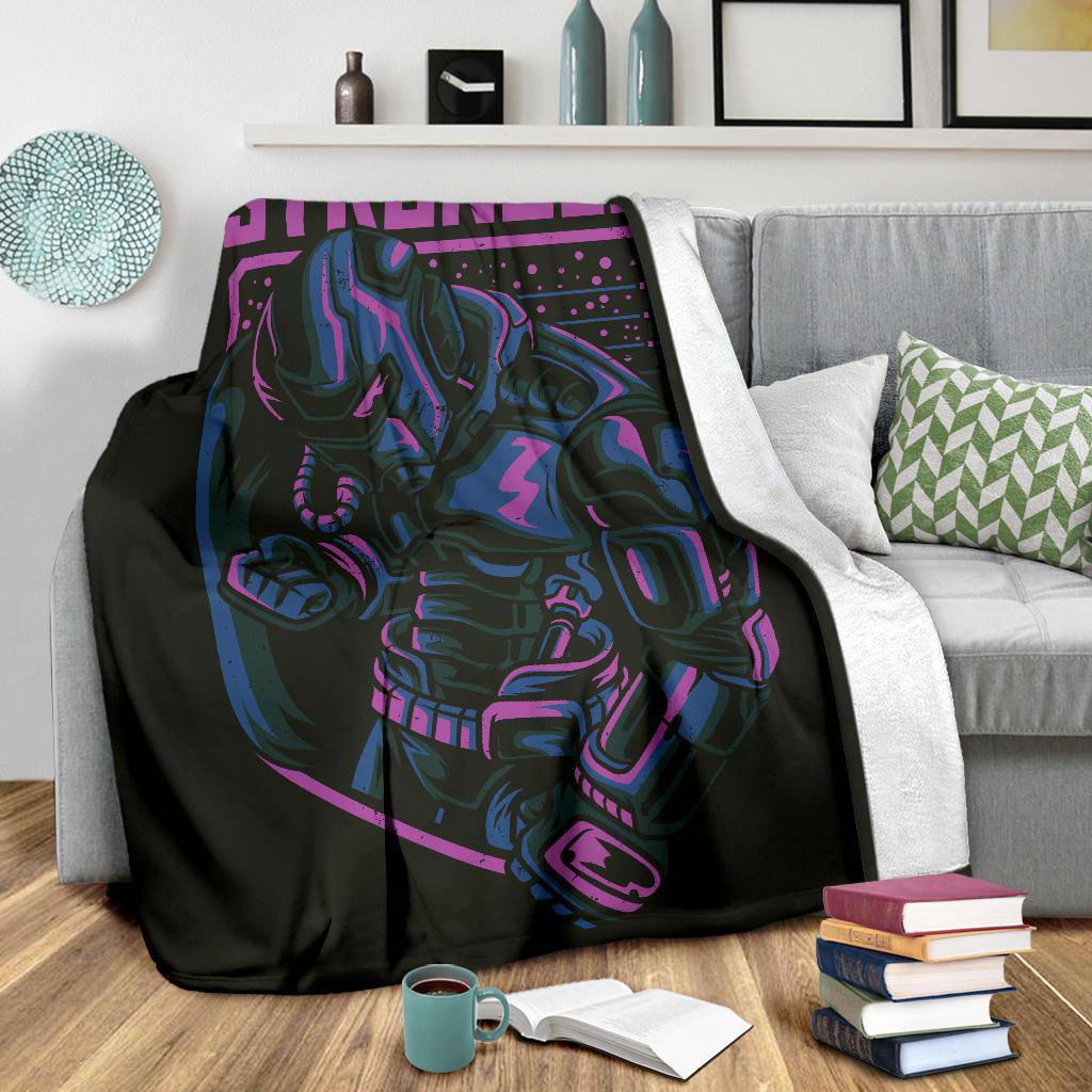 Stronger Robot Japanese Art Premium Blanket - Top Content | POD Collection | Free Shipping