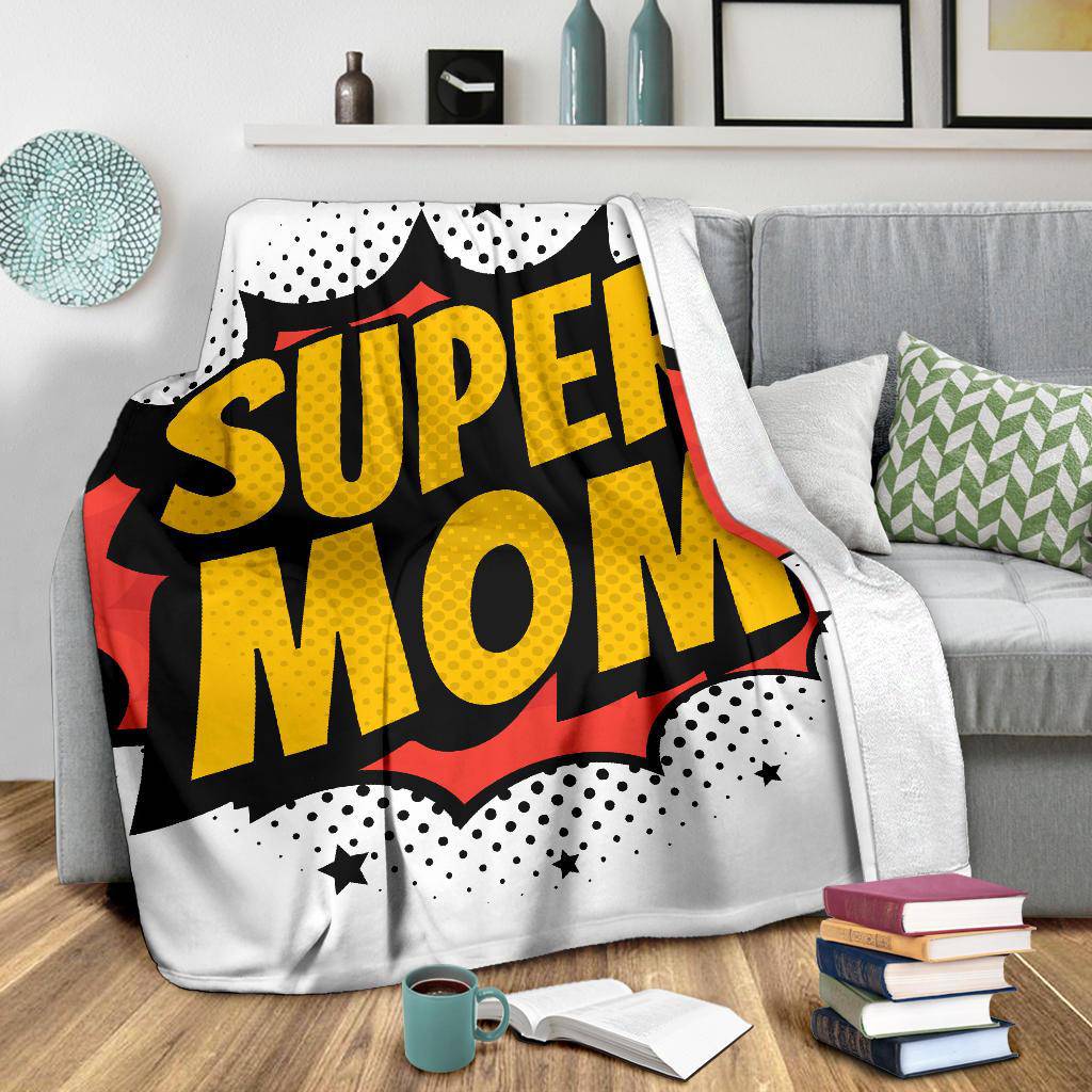 Super Mom Pop Style Gift Premium Blanket - Top Content | POD Collection | Free Shipping