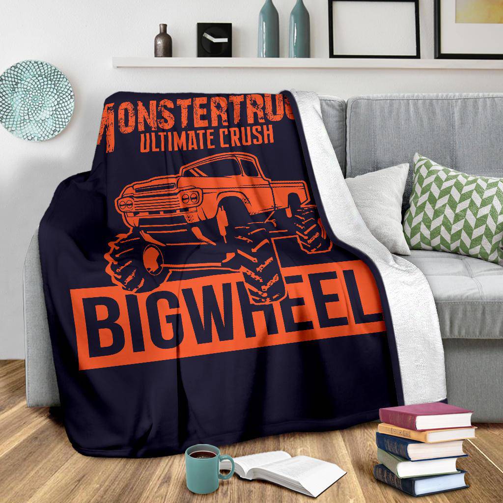 Ultimate Bigwheel Monstertruck Premium Blanket - Top Content | POD Collection | Free Shipping