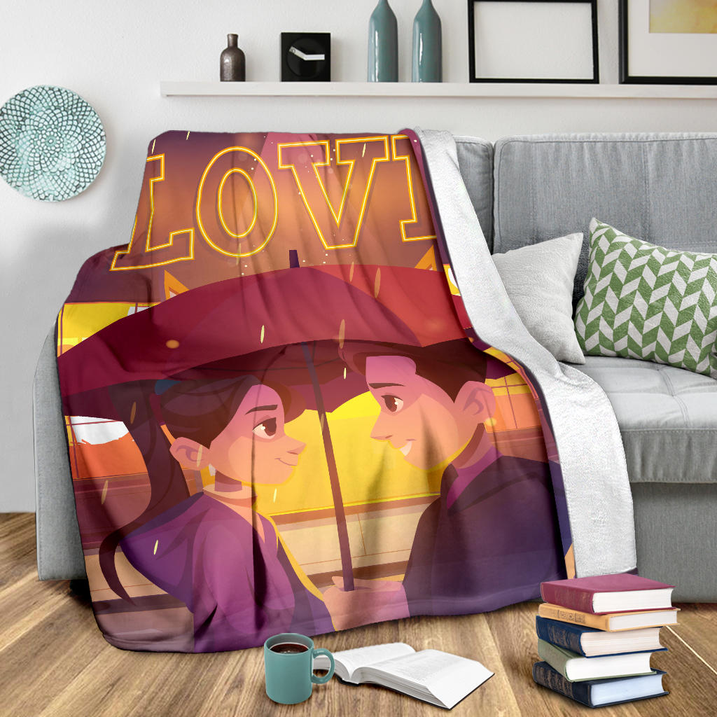 Love Umbrella Blanket