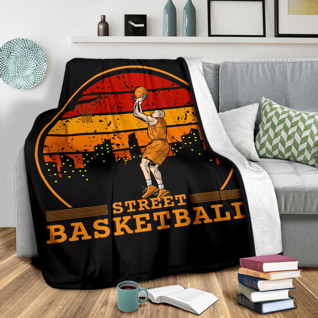 street basketball retro blanket - Top Content | POD Collection | Free Shipping