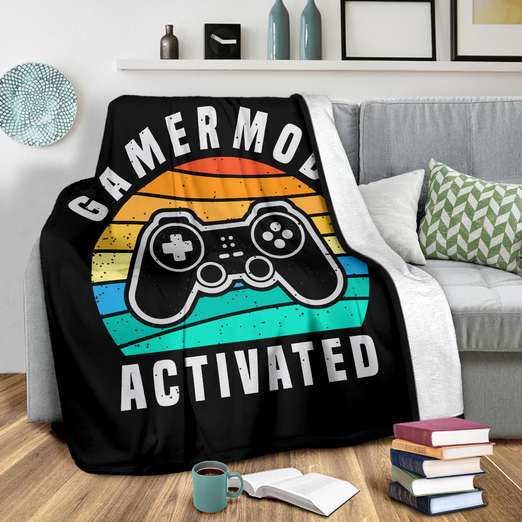 Gamer Mode Activated Blanket