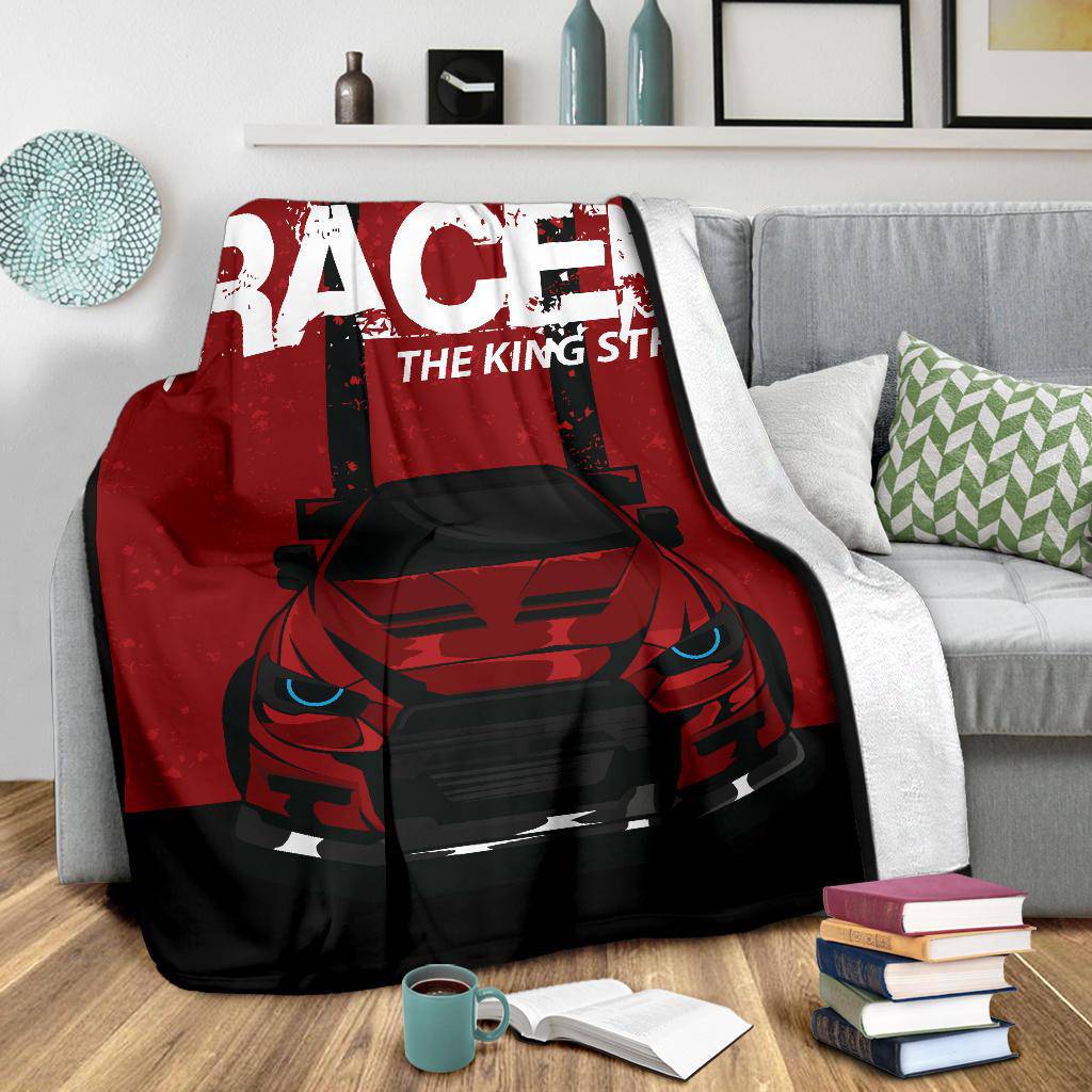 Mean King Street Racer Premium Blanket - Top Content | POD Collection | Free Shipping