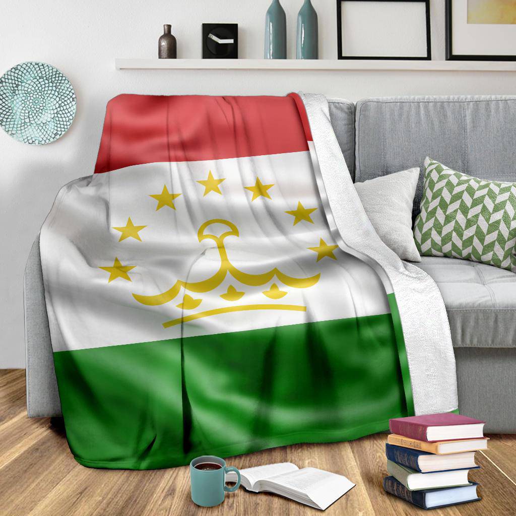 Tajikistan Flag Patriot Premium Blanket - Top Content | POD Collection | Free Shipping