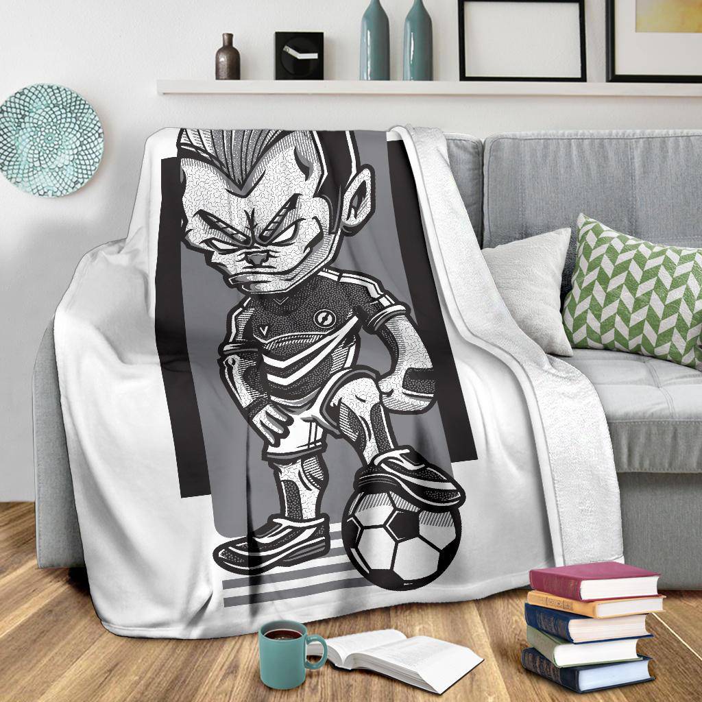 Football Game Player Cartoon Premium Blanket - Top Content | POD Collection | Free Shipping