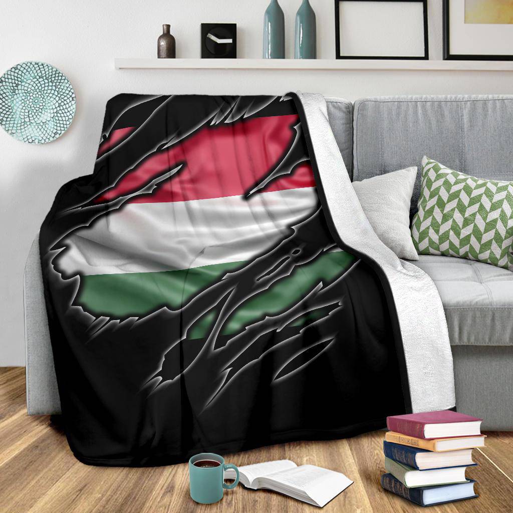 Hungary Flag Premium Blanket - Top Content | POD Collection | Free Shipping