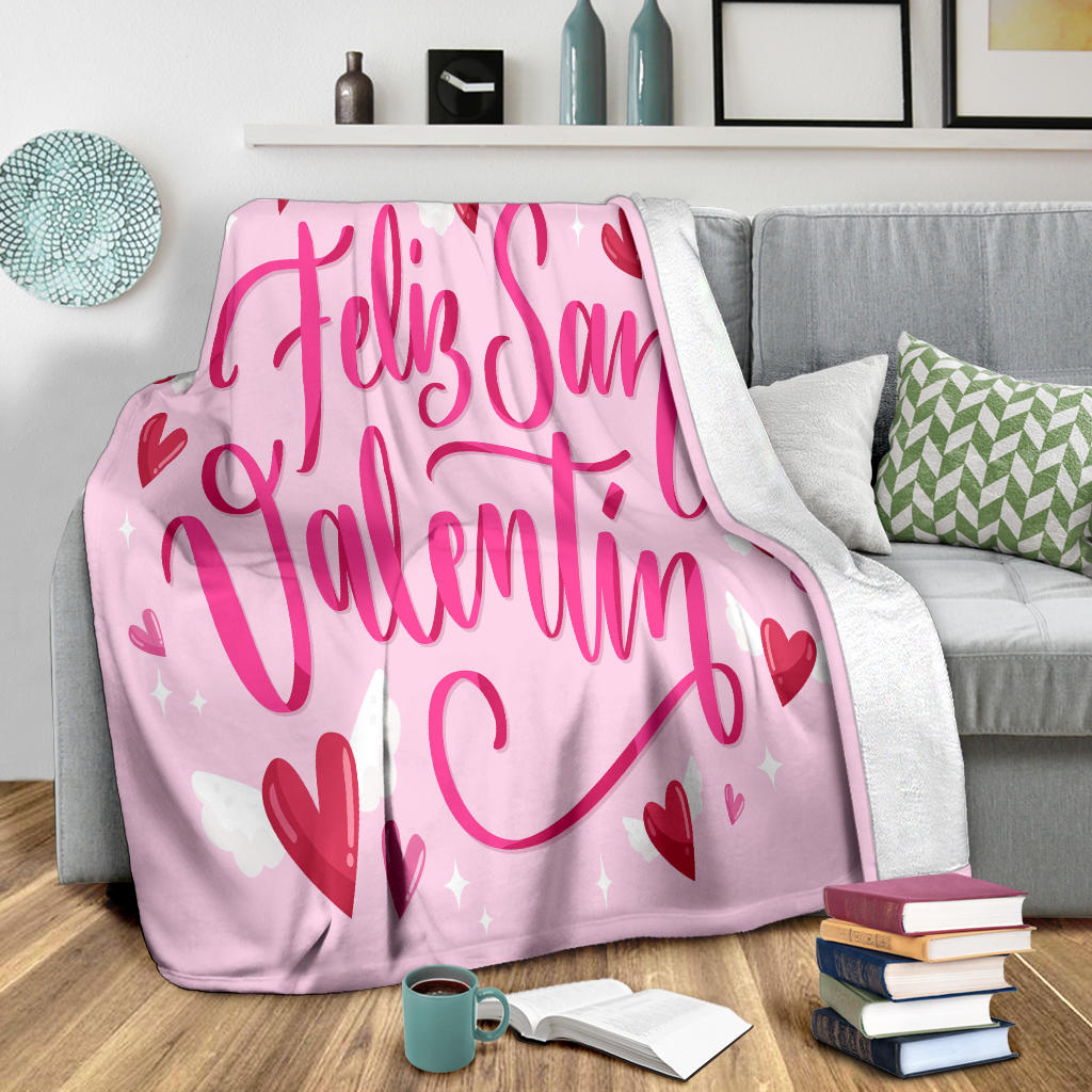 Feliz San Valentin Blanket