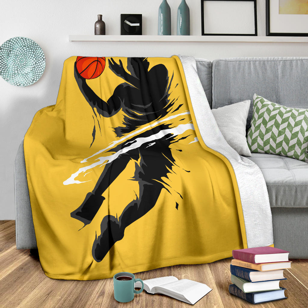 basketball slam dunk flame player blanket - Top Content | POD Collection | Free Shipping