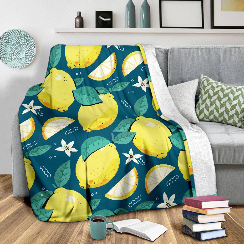 Lemon Citrus Fruit Premium Blanket - Top Content | POD Collection | Free Shipping