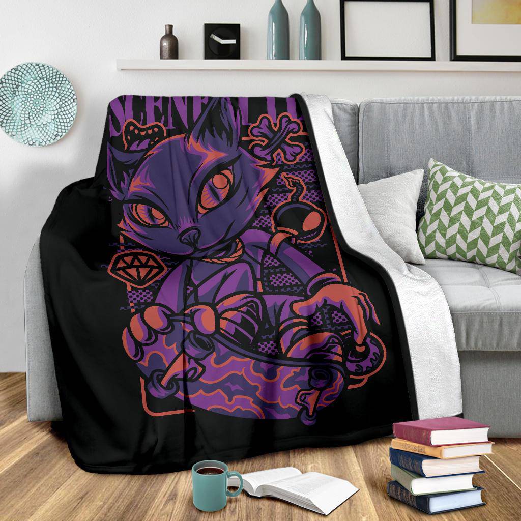 Scene Style Siamese Cat Art Cartoon Premium Blanket - Top Content | POD Collection | Free Shipping