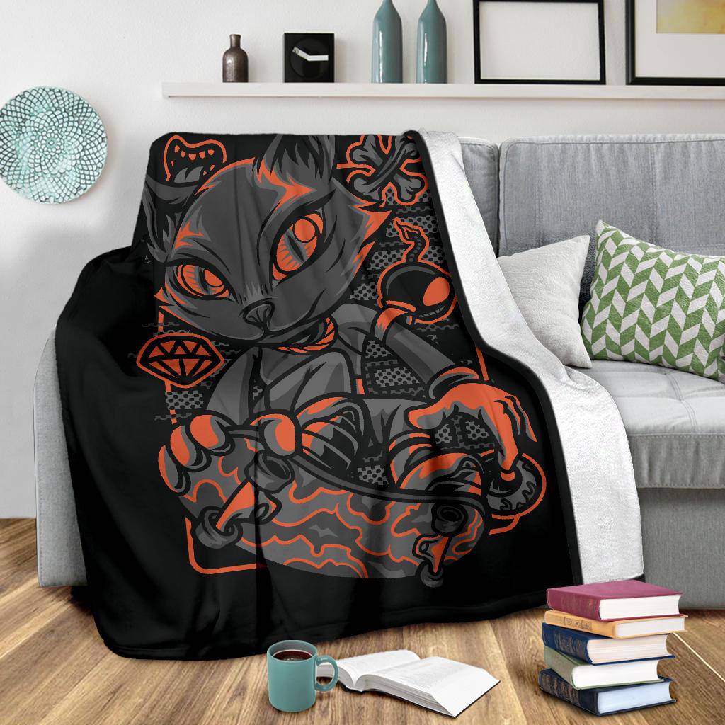 Scene Style Cat Breeds Art Premium Blanket - Top Content | POD Collection | Free Shipping