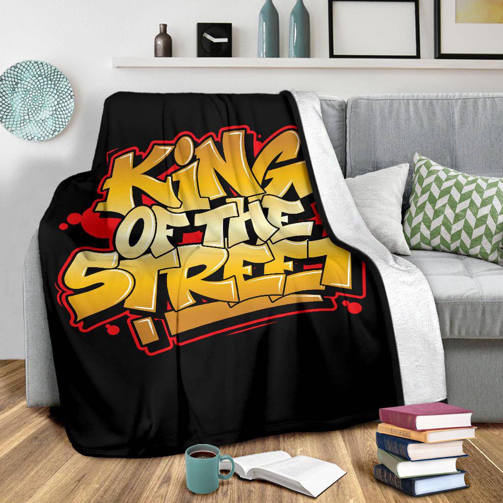 King of the Street Graffiti Art Premium Blanket - Top Content | POD Collection | Free Shipping