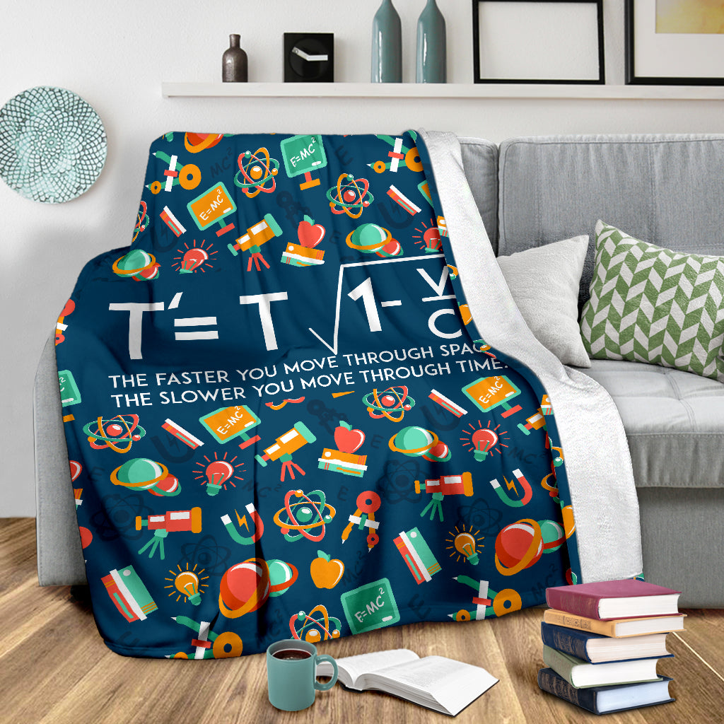 Physics Formula Fleece Blanket