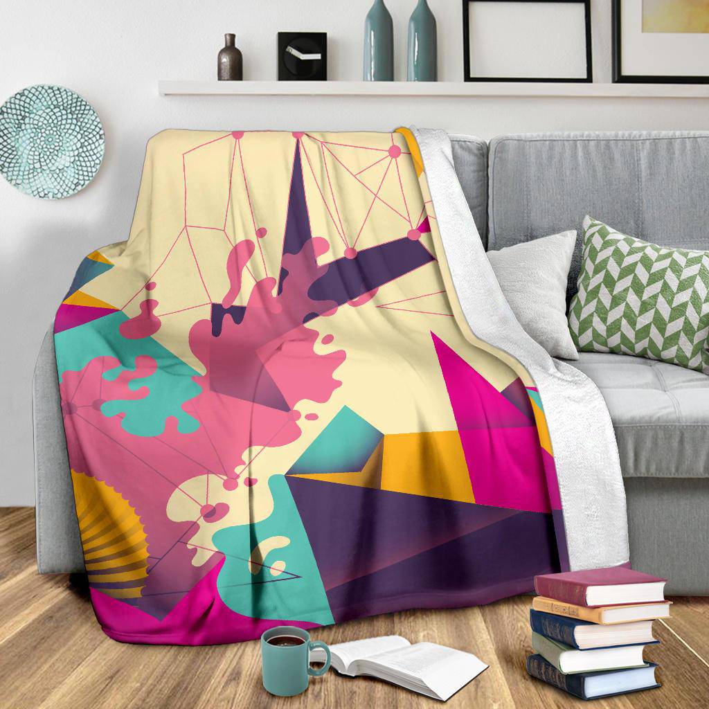 Abstract Art Colorful Paint Premium Blanket - Top Content | POD Collection | Free Shipping