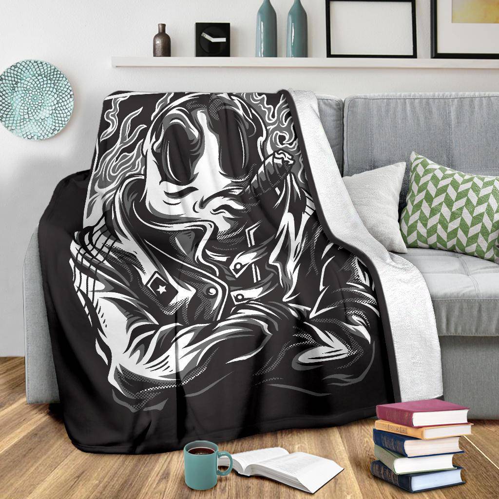 Total Rebel Warrior Cartoon Premium Blanket - Top Content | POD Collection | Free Shipping