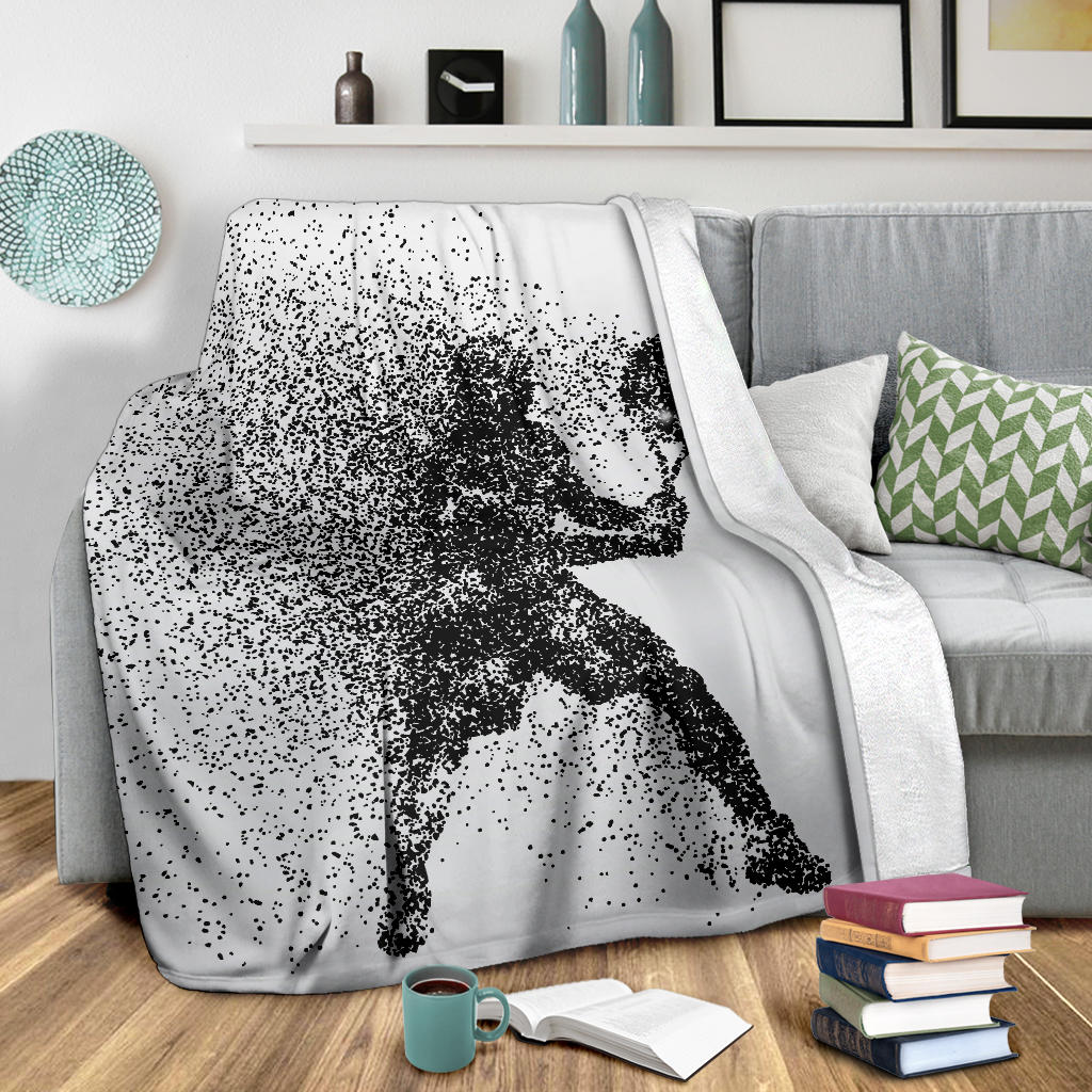 silhouette tennis player blanket - Top Content | POD Collection | Free Shipping