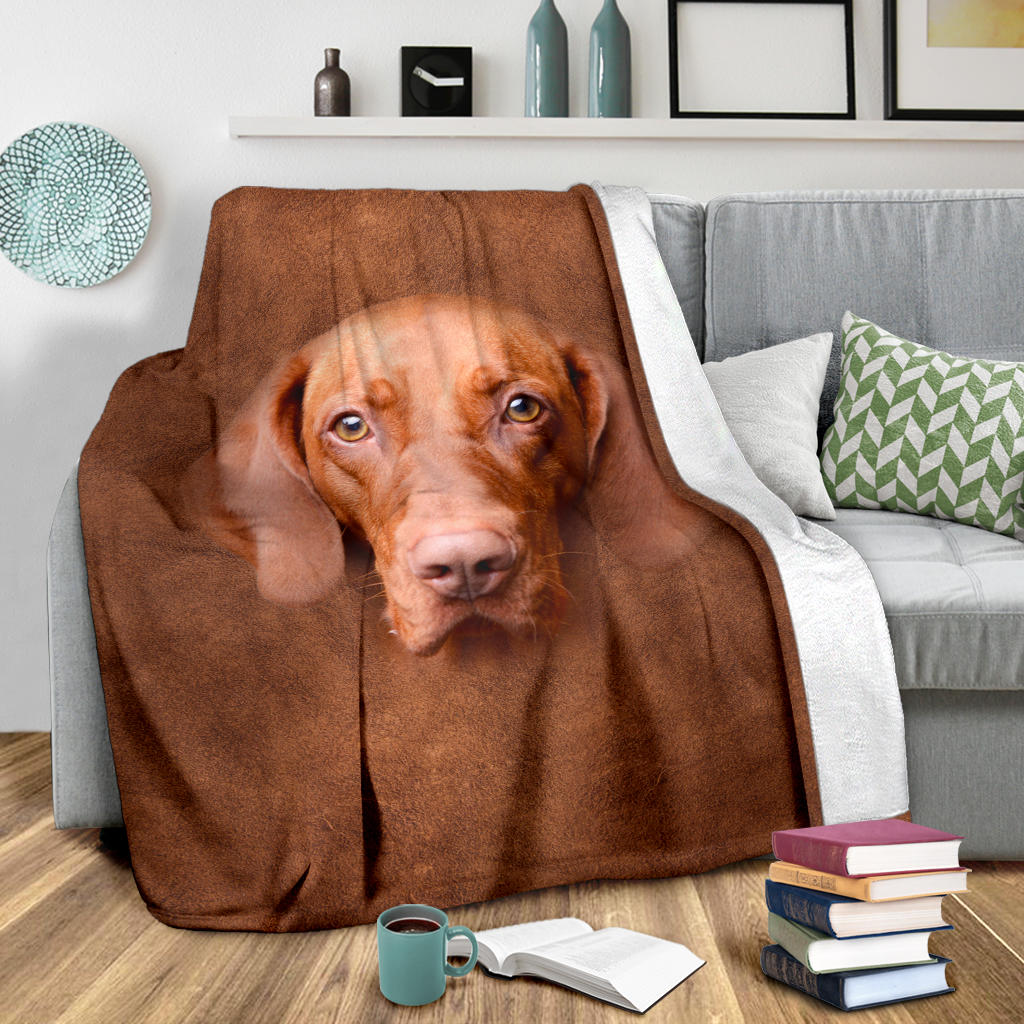 Vizsla Face Hair Blanket