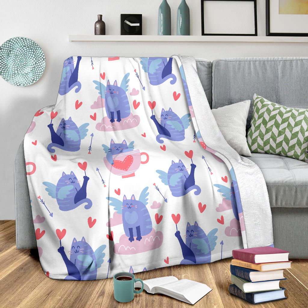 Cat Valentine Love Blanket