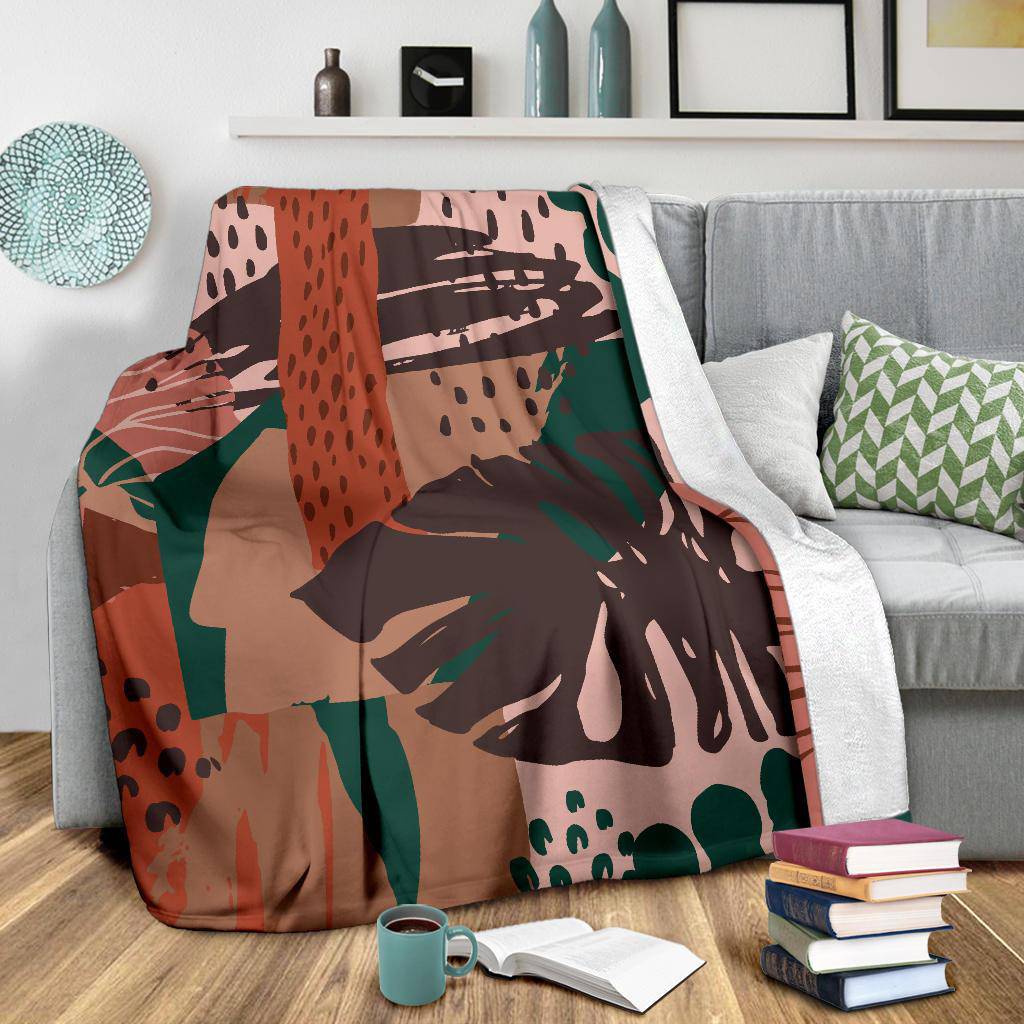 Autumn Mood Leaves, Fall Colours Premium Blanket - Top Content | POD Collection | Free Shipping