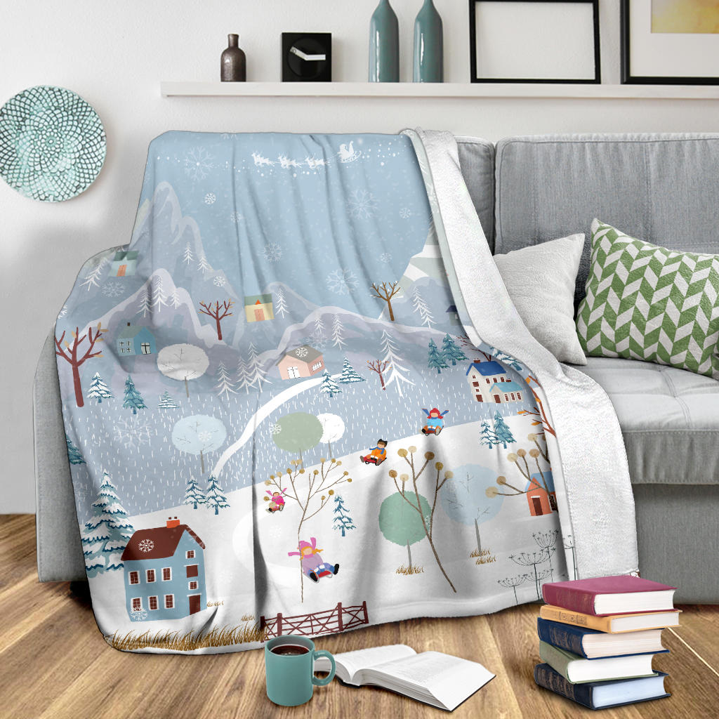 winter wonderland countryside with snow blanket - Top Content | POD Collection | Free Shipping