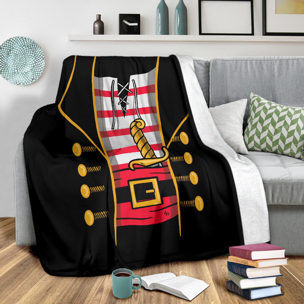 Pirate Design Fleece Blanket