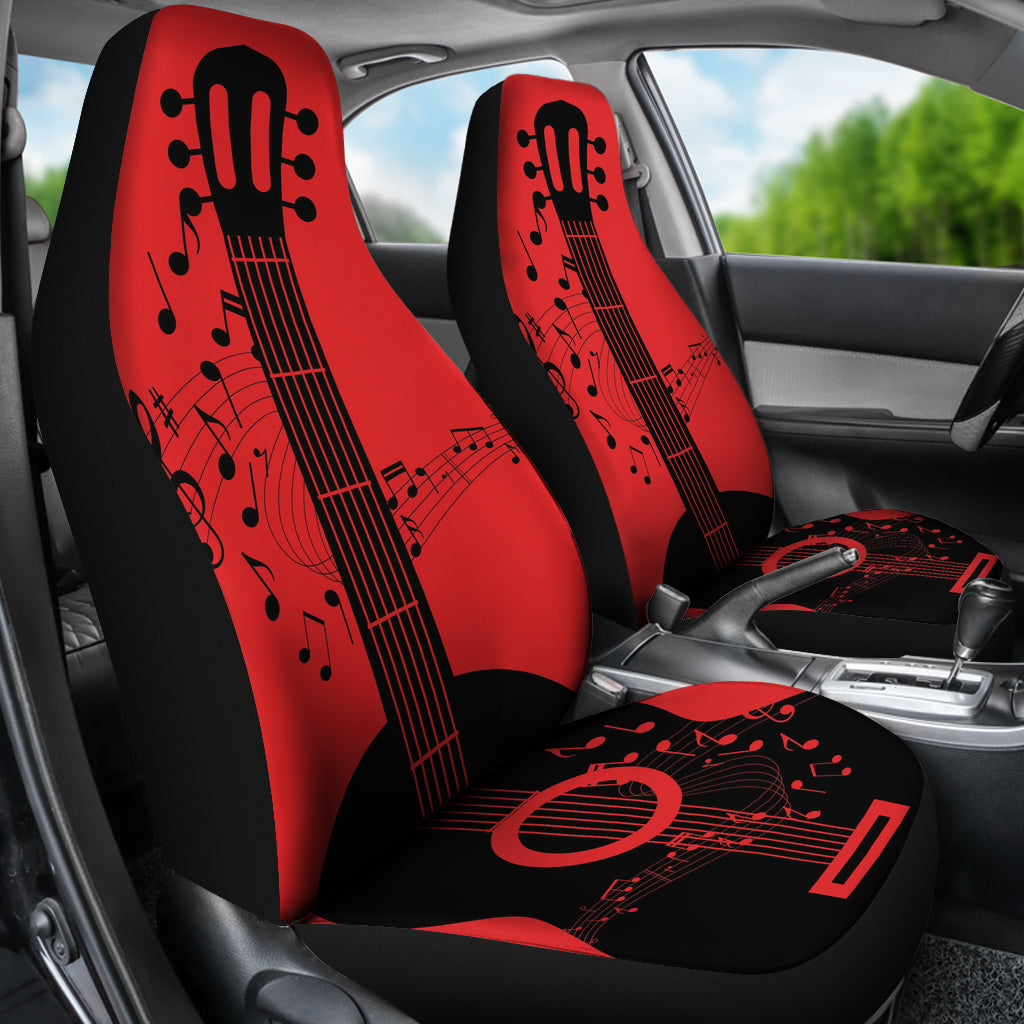 Black II Guitar - Car Seat Cover