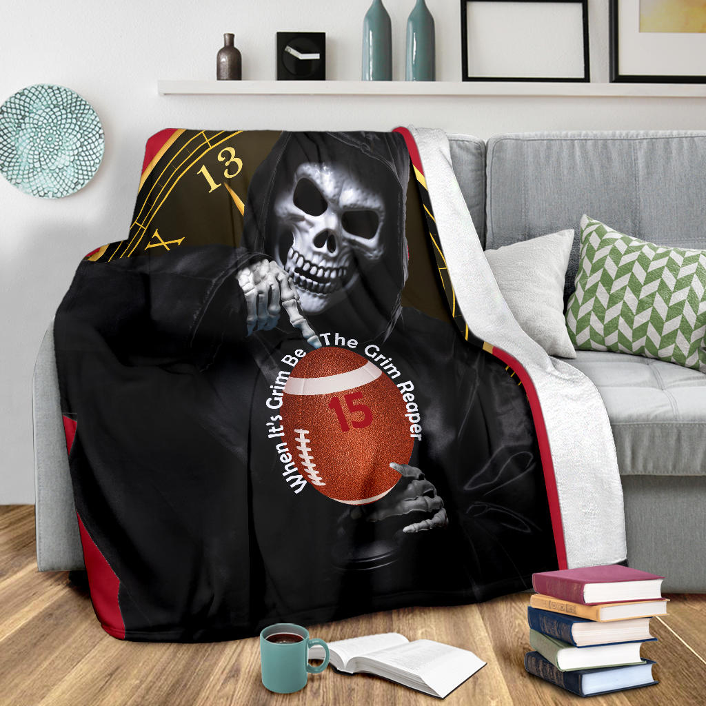 Chiefs Grim Reaper Blanket