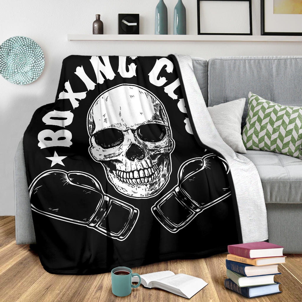 boxing club scull blanket - Top Content | POD Collection | Free Shipping