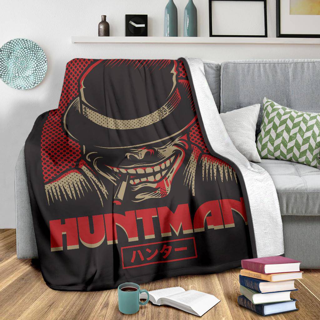 Premium Blanket Huntman Cartoon Japanese Art - Top Content | POD Collection | Free Shipping