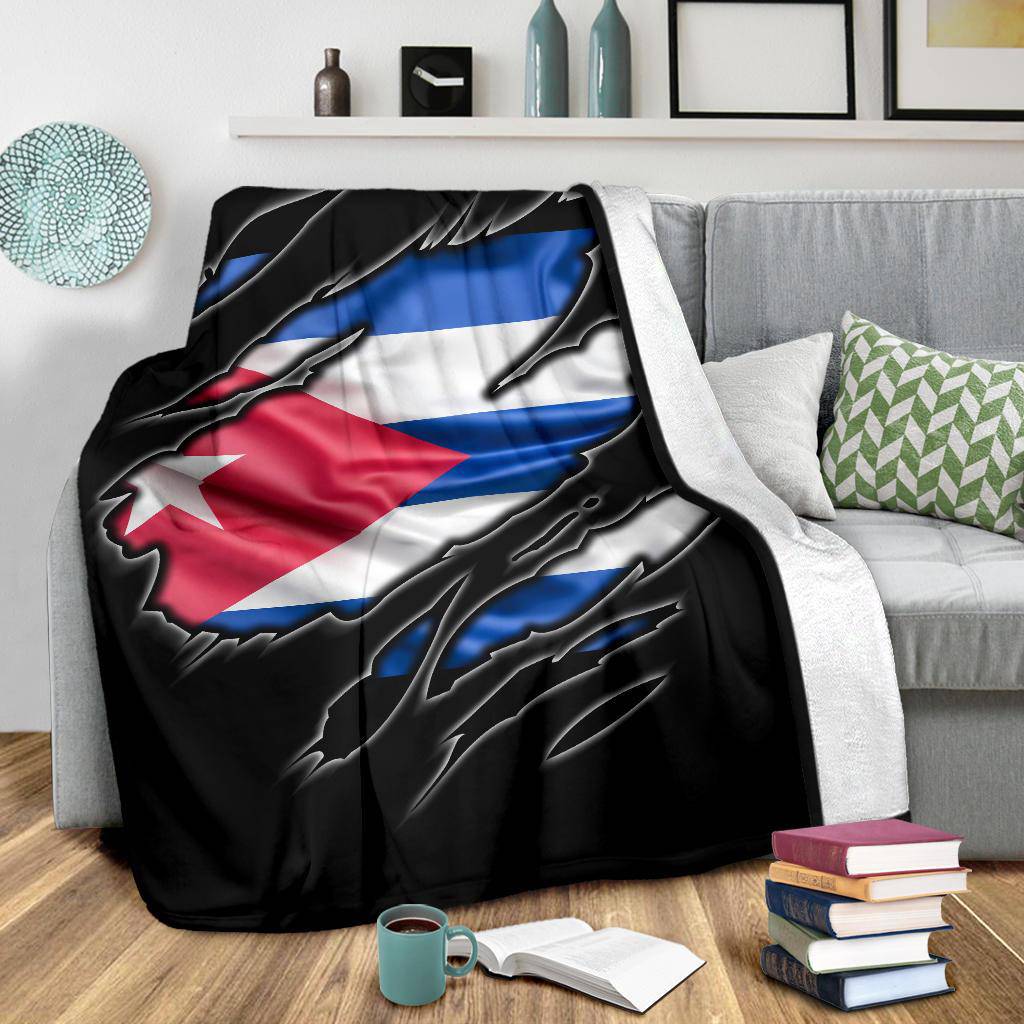 Cuba Flag Premium Blanket - Top Content | POD Collection | Free Shipping