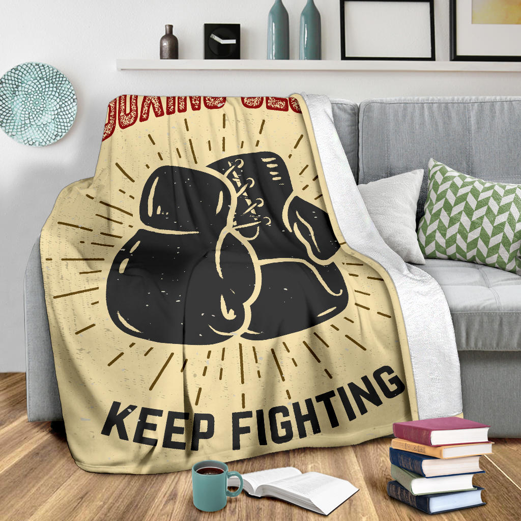 boxing club keep fighting blanket - Top Content | POD Collection | Free Shipping