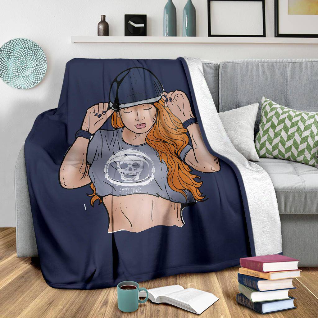 Premium Blanket Pretty HIp Hop Girl Cartoon - Top Content | POD Collection | Free Shipping