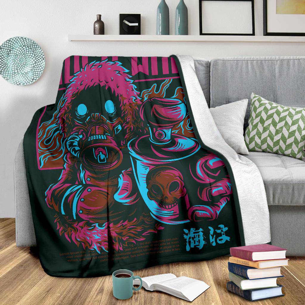 Cold Wars Japanese Art Cartoon Premium Blanket - Top Content | POD Collection | Free Shipping