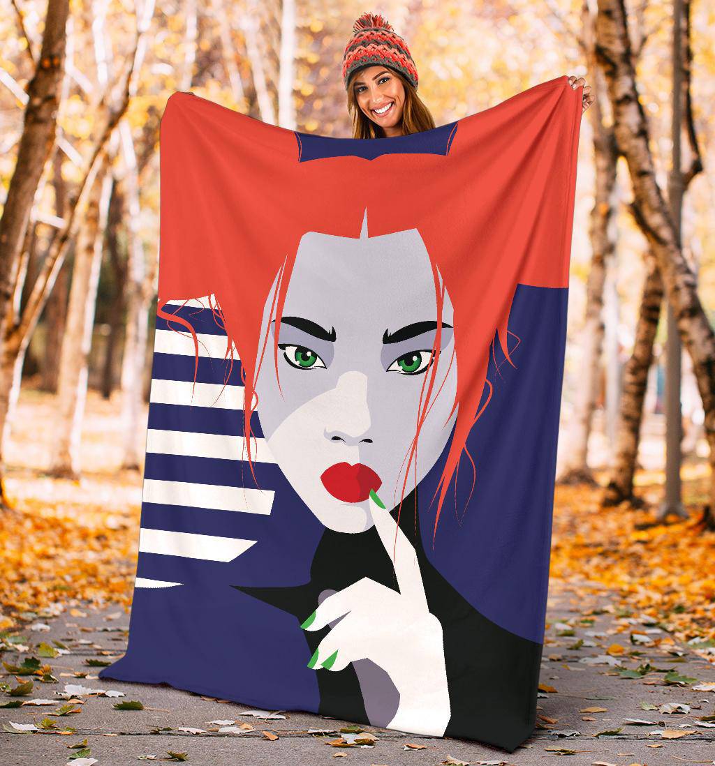 Asian Style Woman Fashion Art Premium Blanket - Top Content | POD Collection | Free Shipping