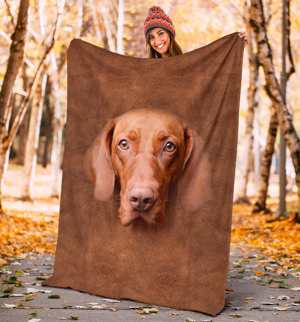 Vizsla Face Hair Blanket