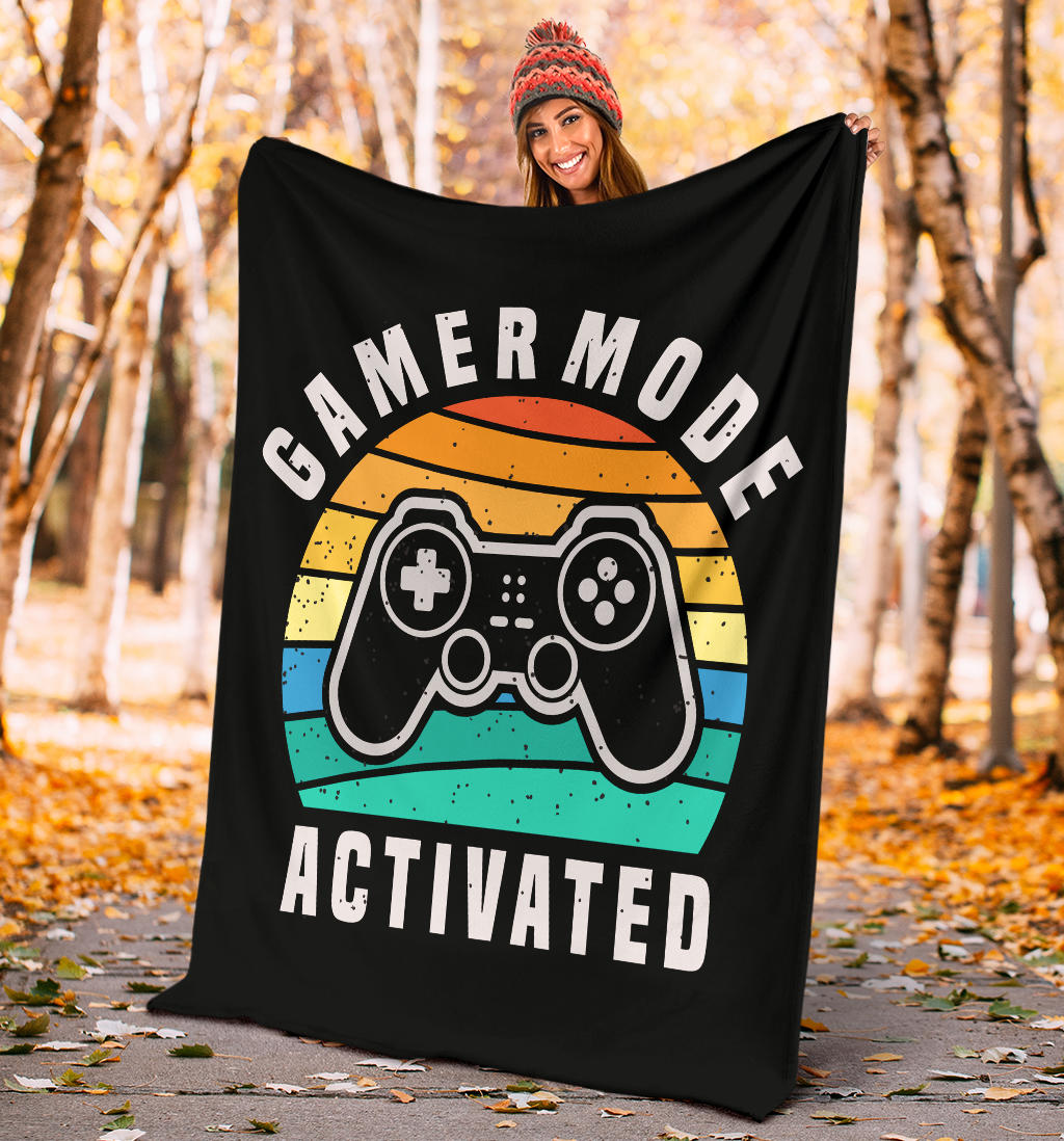 Gamer Mode Activated Blanket