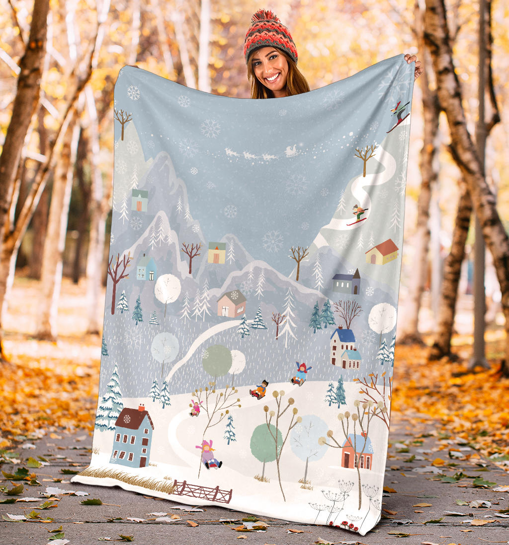 winter wonderland countryside with snow blanket - Top Content | POD Collection | Free Shipping