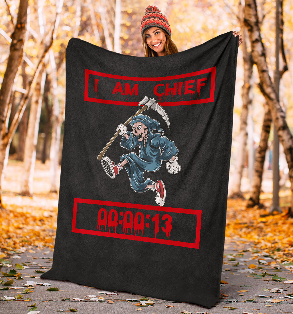 KC 13 Seconds Chiefs Premium Blanket